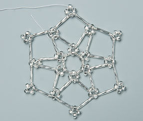 Beaded hexagon